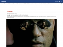 Google isn't a social network; it's The Matrix