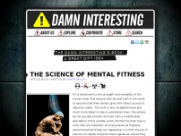 The Science of Mental Fitness â€¢ Damn Interesting