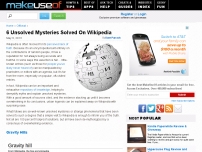 6 Unsolved Mysteries Solved On Wikipedia