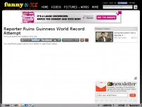 Reporter Ruins Guinness World Record Attempt