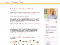 Data Science of the Facebook World