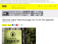 Warning Signs That Encourage You To Do The Opposite