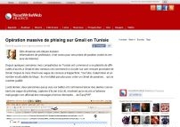 Opération massive de phishing sur Gmail en Tunisie