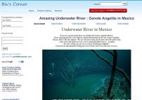 Amazing Underwater River : Cenote Angelita in Mexico