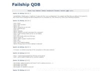 TheFailShip QDB