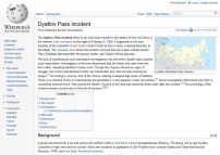 Dyatlov Pass incident