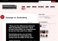 Assange vs. Zuckerberg