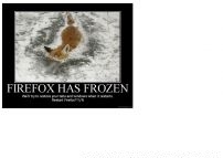 Firefox has frozen