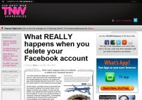 What REALLY happens when you delete your Facebook account