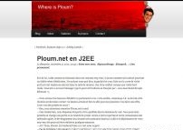 Ploum.net en J2EE - Where is Ploum?