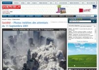 Photos inédites des attentats du 11 Septembre 
