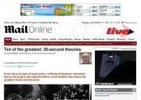 Ten of the greatest 30-second theories