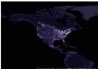 The earth at night