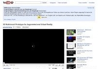YouTube - 3D Multi-touch Prototype for Augmented and Virtual Reality