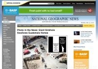 Giant Sinkhole Swallows Guatemala Homes
