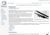 Winged tank