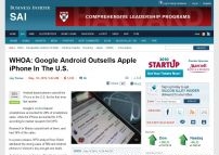 Google Android Outsells Apple iPhone In The U.S.