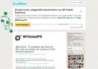 BP Public Relations on Twitter