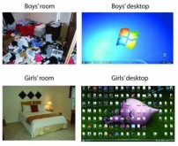 Room and desktop