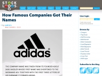 How Famous Companies Got Their Names