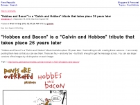 “Calvin and Hobbes” tribute