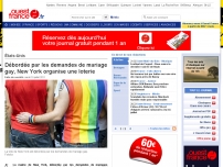 Débordée par les demandes de mariage gay, New York organise une loterie
