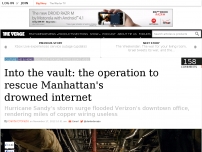 Into the vault: the operation to rescue Manhattan's drowned internet