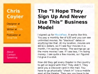 The « I Hope They Sign Up And Never Use This » Business Model
