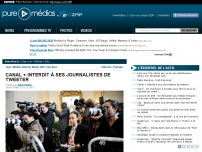Canal+ interdit à ses journalistes de tweeter