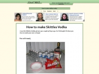 How to make skittles vodka