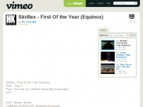 Skrillex - First Of the Year (Equinox) on Vimeo