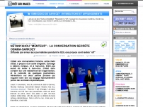Nétanyahou « menteur » : la conversation secrète Obama-Sarkozy