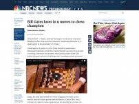Bill Gates loses in 9 moves to chess champion