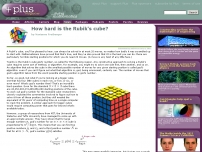 How hard is the Rubik's cube?