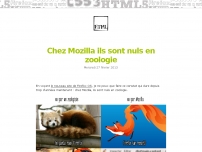 Chez Mozilla ils sont nuls en zoologie