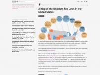 A Map of the Weirdest Sex Laws in the United States