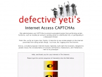 Internet Access CAPTCHAs