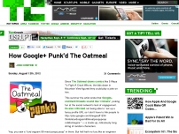 How Google  Punk'd The Oatmeal