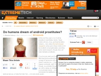 Do humans dream of android prostitutes?