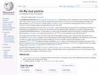 Oh-My-God particle - Wikipedia, the free encyclopedia