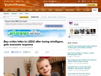 Boy writes letter to LEGO